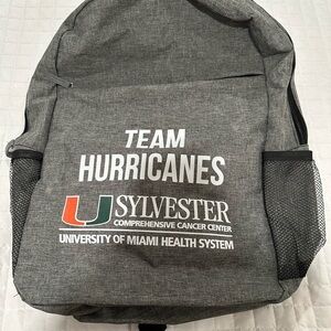 Team Hurricanes Gray Backpack